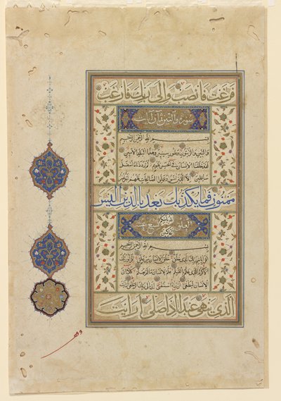 Folio uit een Koran, ca. 1550-99 door Ottoman School