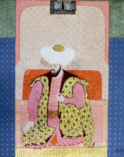 Portret van Ottomaanse sultan Murad II (1404-1451) door Ottoman School