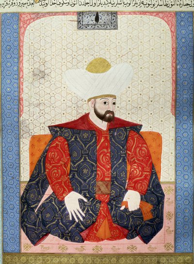 Portret van Ottomaanse sultan Murad I (1326-1389) door Ottoman School