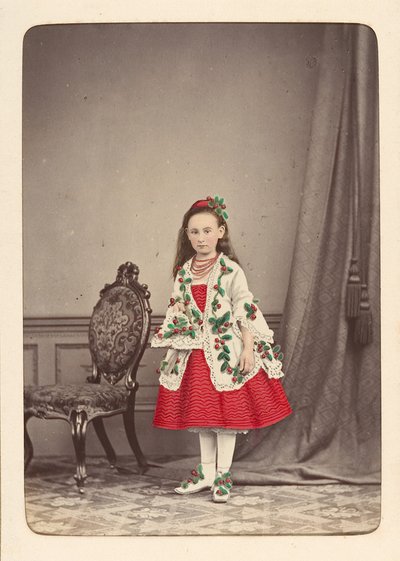 Follett Familiealbum van Kinderen Gekostumeerd voor een Verkleedbal, ca. 1880 door Owen Angel
