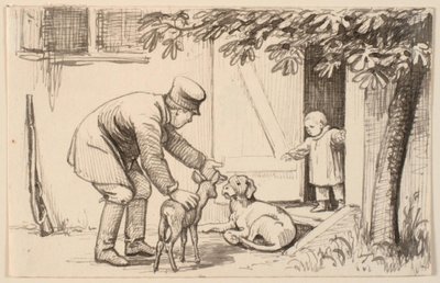 De man, het kind en de hond door P.C. Skovgaard