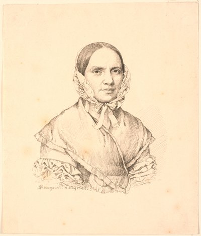 Portret van Hanne Westengaard door P.C. Skovgaard