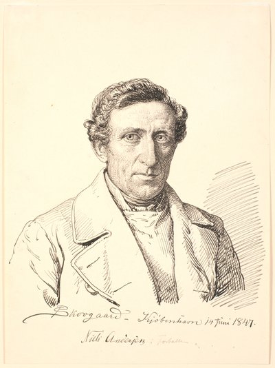 Portret van Niels Andersen in Forballe door P.C. Skovgaard