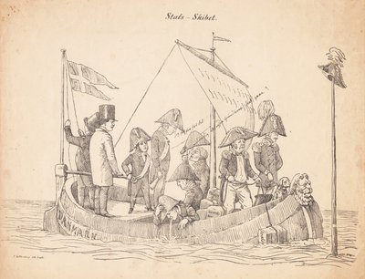 Het staatschip door P.C. Skovgaard