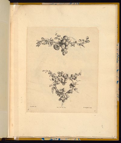 Prent (Frankrijk) door P.P. Choffard