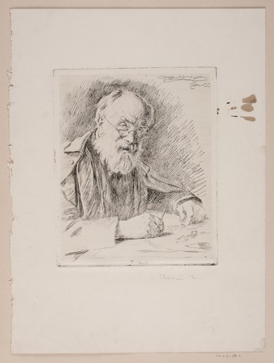 Lorenz Frølich door Peder Severin Krøyer
