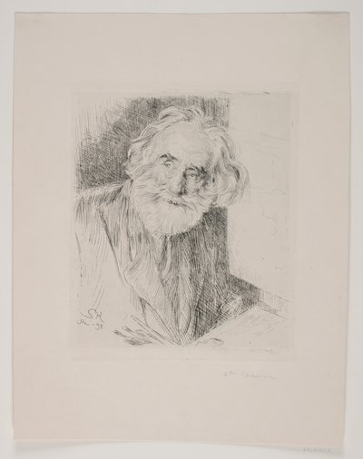 Portret van Vilhelm Kyhn door Peder Severin Krøyer