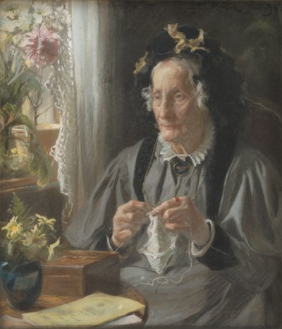 Portret van conferentieraadsvrouw S.A. Casse geboren Engelbreth door Peder Severin Krøyer