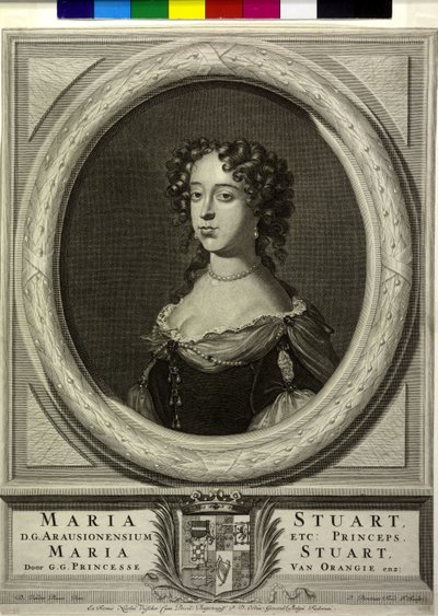 Koningin van Engeland Mary II door P. Bouttats