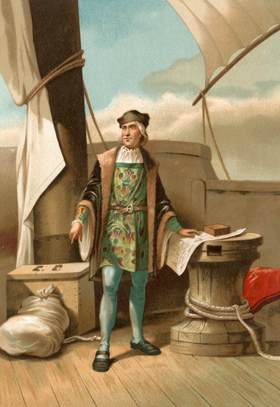 Christoffel Columbus door P. Ros