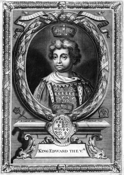Koning Edward V van Engeland, 1470-1483 door P. Vanderbanck