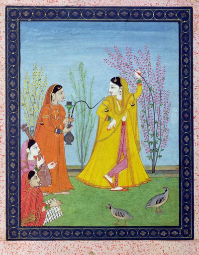 Het Begin van de Lente, uit Chamba, Himachal Pradesh, ca. 1800 door Pahari School