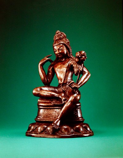 Padmapani Lokeshvara zittend in meditatie, eerste helft van de 7e eeuw door Pakistani School
