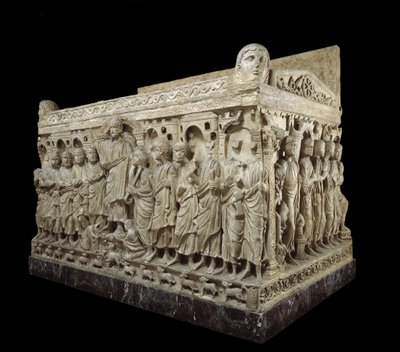 Sarcophagus van Flavius Stilicho, ca. 359-408 door Paleo Christian