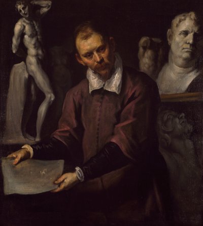 Portret van een man, 1600-1610 door Palma Il Giovane