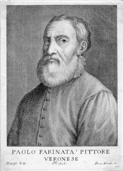Portret (gegraveerd) door Paolo Farinata