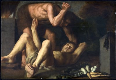 Kaïn en Abel, ca. 1610 door Paolo Guidotti