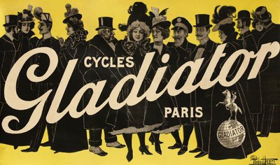 Cycles Gladiator, ca. 1900 door Paolo Henri