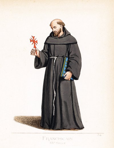 Geestelijk kostuum: een franciscaanse monnik door Paolo Mercuri