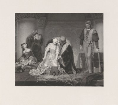 De terechtstelling van Lady Jane Grey door Paolo Mercuri