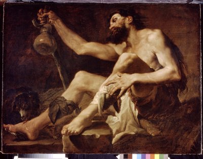 Lazarus als arme bedelaar door Paolo Pagani