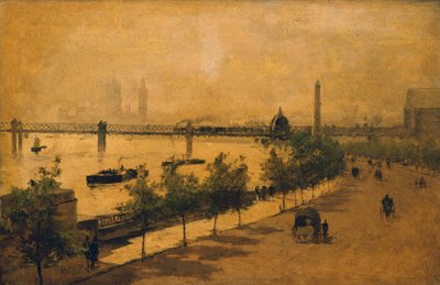 De Thames Embankment, Londen door Paolo Sala