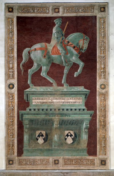 Grafmonument voor Sir John Hawkwood door Paolo Uccello