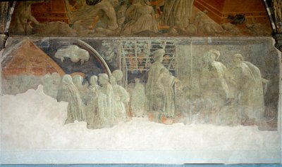 Verhaal van Noach, de dronkenschap door Paolo Uccello