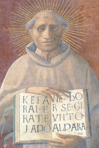 De gezegende Jacopone da Todi door Paolo Uccello