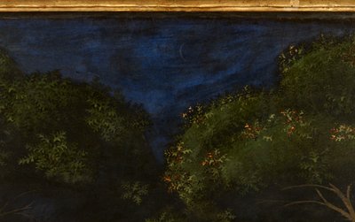 De jacht in het bos, c.1465-70 (detail) door Paolo Uccello