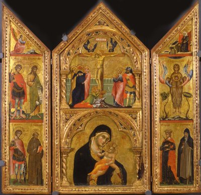 Draagbaar altaar, ca. 1335 door Paolo Veneziano