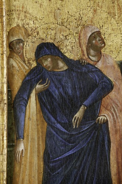 Maagd Maria (detail) door Paolo Veneziano