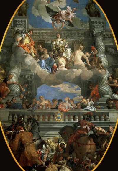 Apotheose van Venetië, 1585 door Paolo Veronese