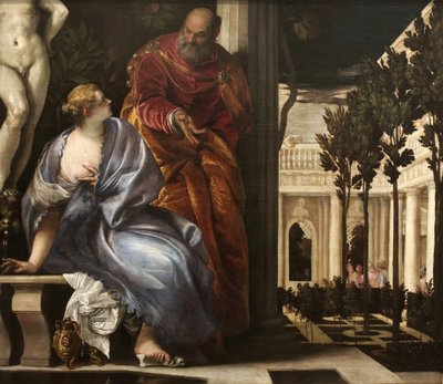 Bathseba in haar bad, ca. 1575 door Paolo Veronese