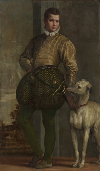 Jongen met een windhond, mogelijk 1570s door Paolo Veronese