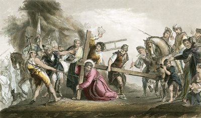Christus draagt het kruis door Paolo Veronese