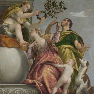 Gelukkige Unie uit: Vier Allegorieën van de Liefde, ca. 1575 door Paolo Veronese