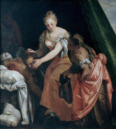 Judith met het hoofd van Holofernes, c. 1580 door Paolo Veronese