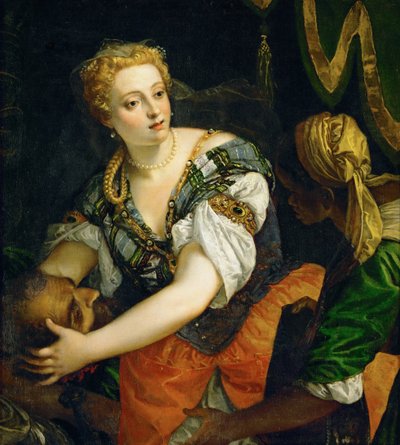 Judith met het hoofd van Holofernes door Paolo Veronese