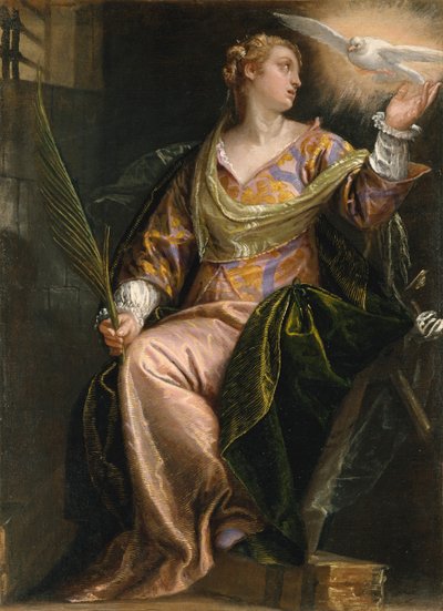 Sint-Catharina van Alexandrië in de Gevangenis, ca. 1580-85 door Paolo Veronese