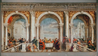 Het feest in het huis van Levi door Paolo Veronese