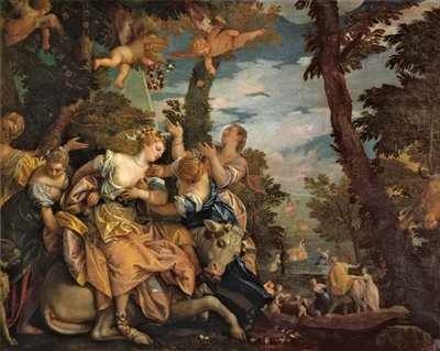 De verkrachting van Europa, ca. 1574 door Paolo Veronese