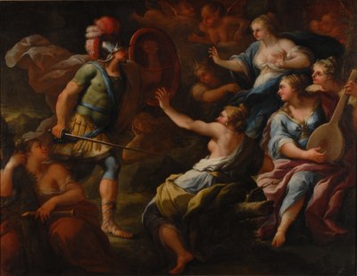 Achilles Ontdekt door Odysseus Tussen de Dochters van Lycomedes op Skyros door Paolo di Matteis