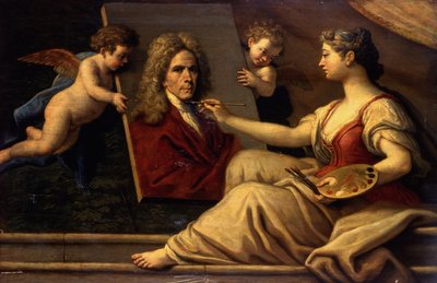 Een Allegorie van Kunst door Paolo di Matteis