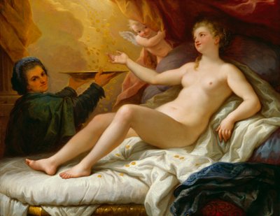 Danae, ca. 1705 door Paolo di Matteis