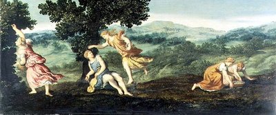 Mythologische Scene, c.1530 door Paris Bordone