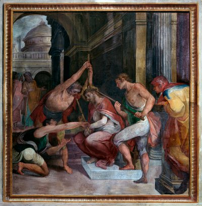 Passie van Christus, Jezus wordt gekroond met doornen door Paris Nogari