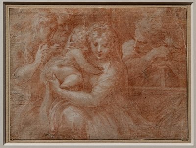 Heilige Familie met Twee Heiligen door Parmigianino (1503 40)