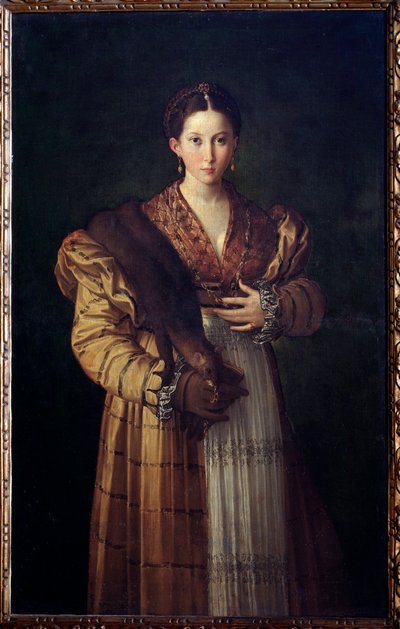 Antea Afbeelding van Sthenebee, vrouw van koning Proetos, ze wordt verliefd op Bellerophon door Parmigianino