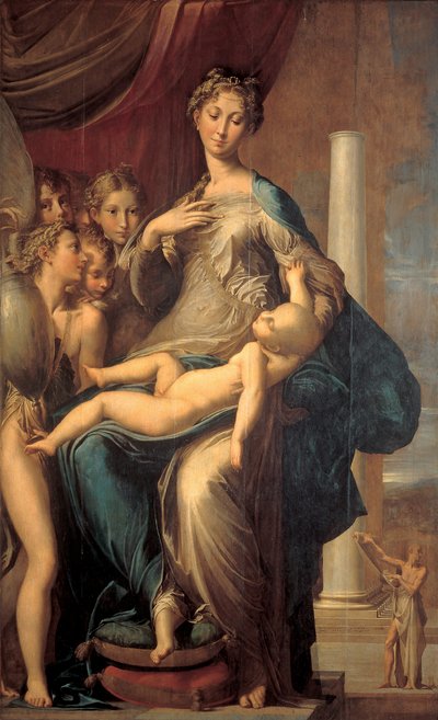 Madonna met lange hals door Parmigianino